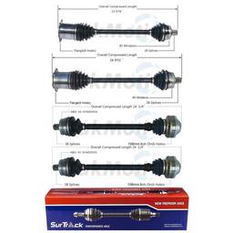 Audi CV Axle Shaft Kit - Front and Rear 8E0501203SX - Aftermarket 3991439KIT